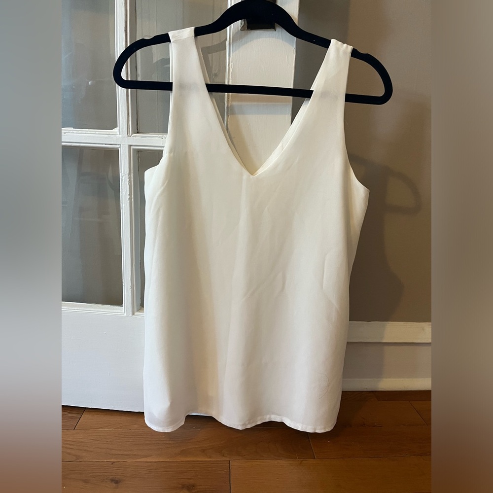 Lined Chiffon Tank